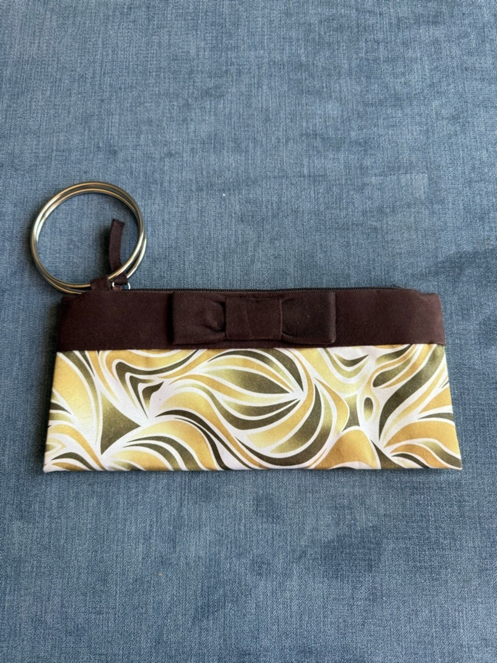 Braciano Woman’s Wristlet Clutch Purse Small Metal Rings Retro Bow Y2K Party